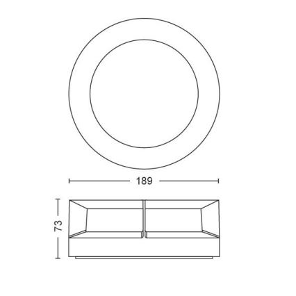 Philips - LED Oświetlenie zewnętrzne LED/12W/230V IP44