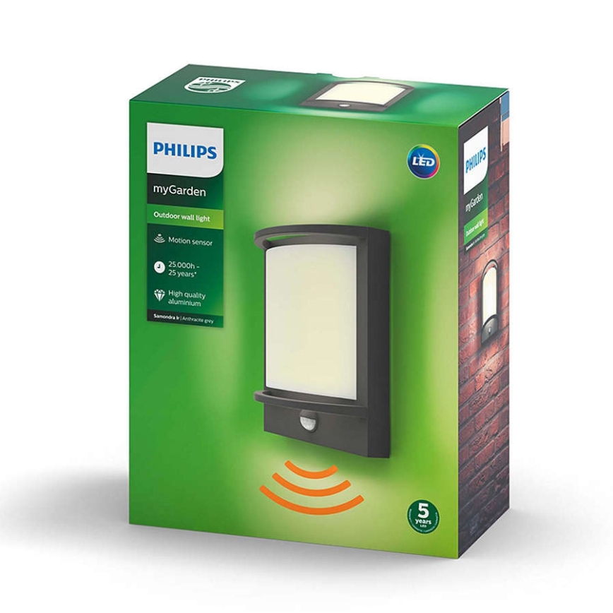 Philips 17392/93/P0 - LED kinkiet zewnętrzny MYGARDEN SAMONDRA LED/12W