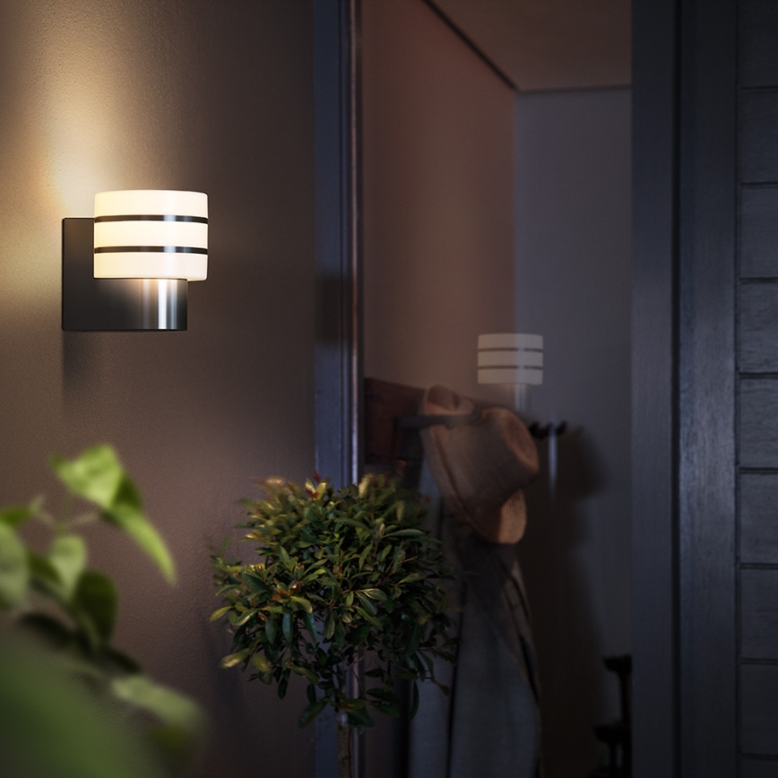 Philips 17404/47/P0 - LED Kinkiet zewnętrzny HUE TUAR 1xE27/9,5W/230V