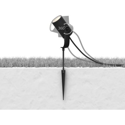Philips - ZESTAW 3x LED Oprawa punktowa Hue LILY 3xLED/8W/230V IP65