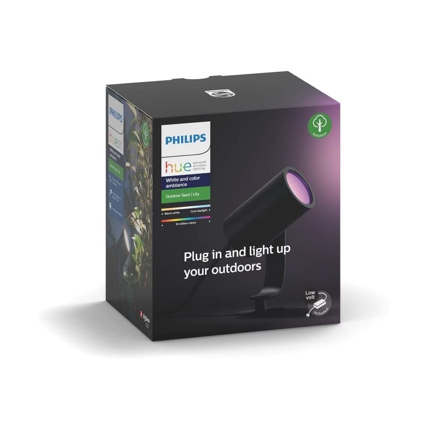 Philips - LED Zewnętrzne oświetlenie punktowe Hue LILY LED/8W/230V IP65