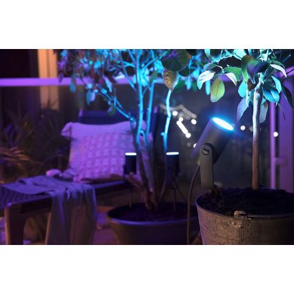 Philips - LED Zewnętrzne oświetlenie punktowe Hue LILY LED/8W/230V IP65