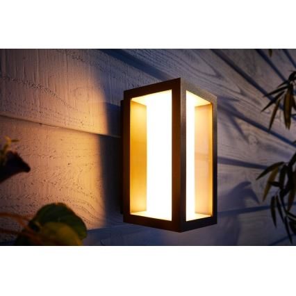Philips 17429/30/P7 - LED RGB Kinkiet zewnętrzny HUE IMPRESS LED/8W/230V IP44