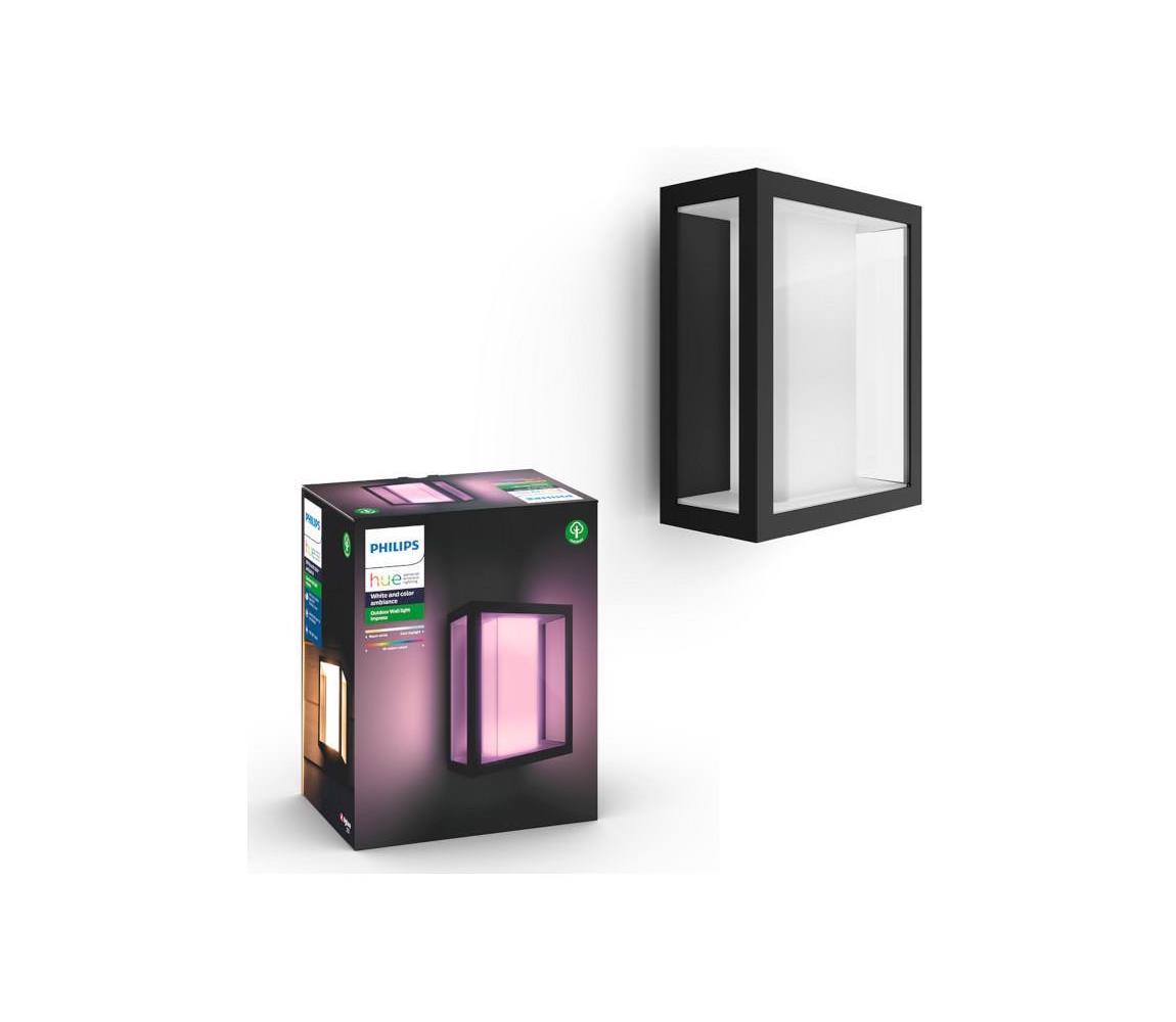 Philips 17430/30/P7 - LED RGBW Oświetlenie zewnętrzne Hue IMPRESS 2xLED/8W/230V IP44