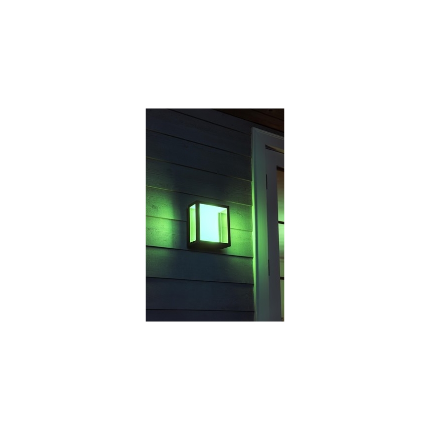 Philips 17430/30/P7 - LED RGB Kikiet zewnętrzny HUE IMPRESS LED/8W/230V IP44