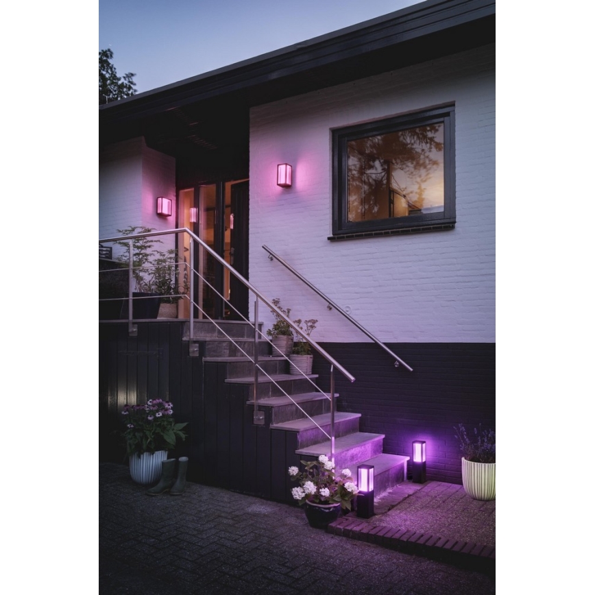 Philips 17430/30/P7 - LED RGB Kikiet zewnętrzny HUE IMPRESS LED/8W/230V IP44