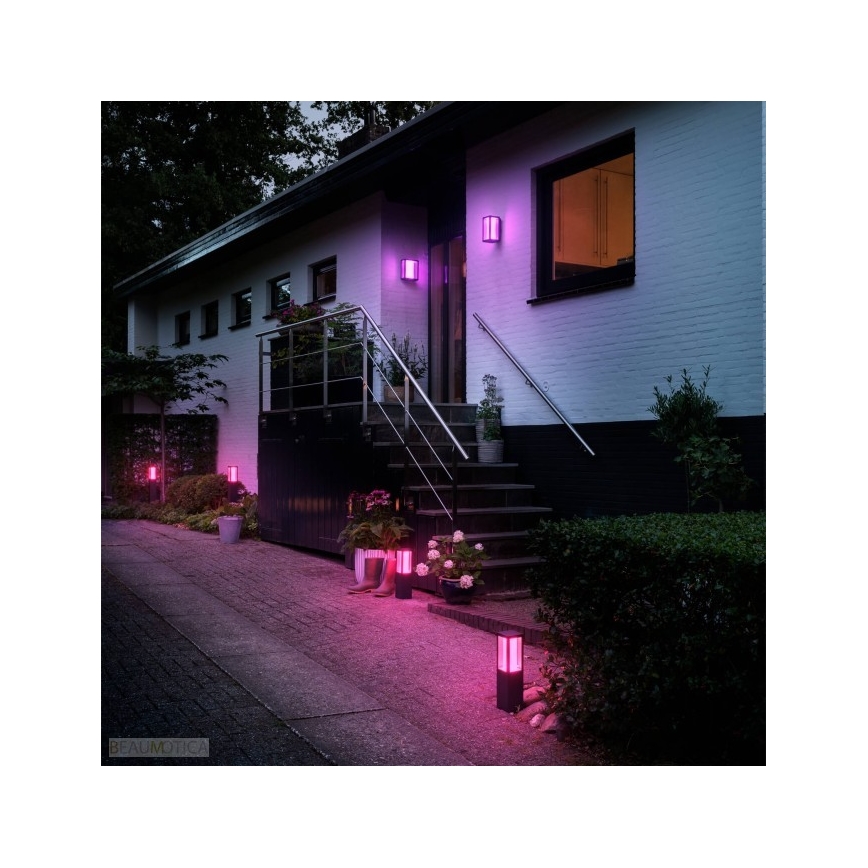 Philips 17431/30/P7 - LED RGB Lampa zewnętrzna IMPRESS LED/8W/230V IP44