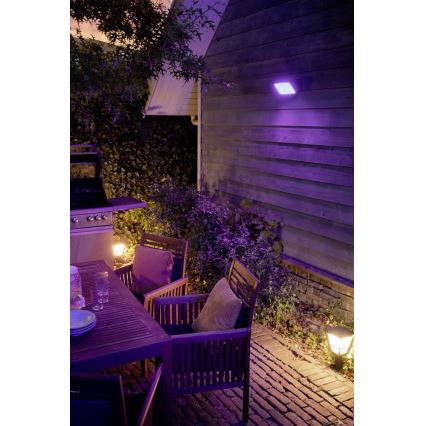 Philips 17435/30/P7 - LED RGB Reflektor zewnętrzny HUE DISCOVER LED/15W/230V IP44