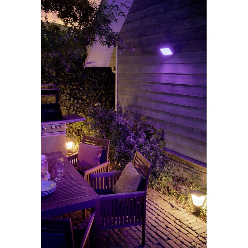 Philips 17435/30/P7 - LED RGB Reflektor zewnętrzny HUE DISCOVER LED/15W/230V IP44