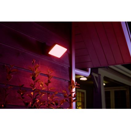 Philips 17435/30/P7 - LED RGB Reflektor zewnętrzny HUE DISCOVER LED/15W/230V IP44