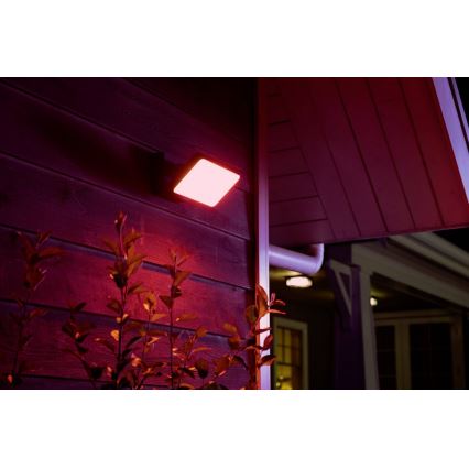 Philips - LED RGBW Ściemnialny naświetlacz zewnętrzny Hue DISCOVER 2xLED/15W/230V 2000-6500K IP44