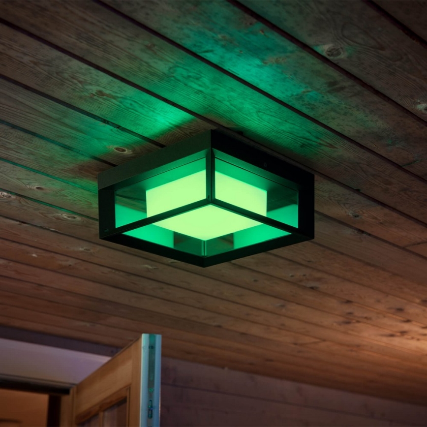 Philips 17438/30/P7 - LED RGB Kinkiet zewnętrzny HUE ECONIC LED/15W/230V IP44