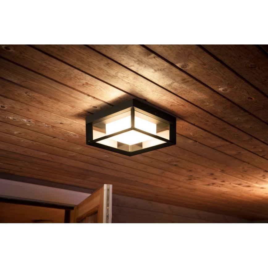 Philips 17438/30/P7 - LED RGB Kinkiet zewnętrzny HUE ECONIC LED/15W/230V IP44
