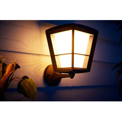 Philips 17439/30/P7 - LED RGB Kinkiet zewnętrzny HUE ECONIC LED/15W/230V IP44