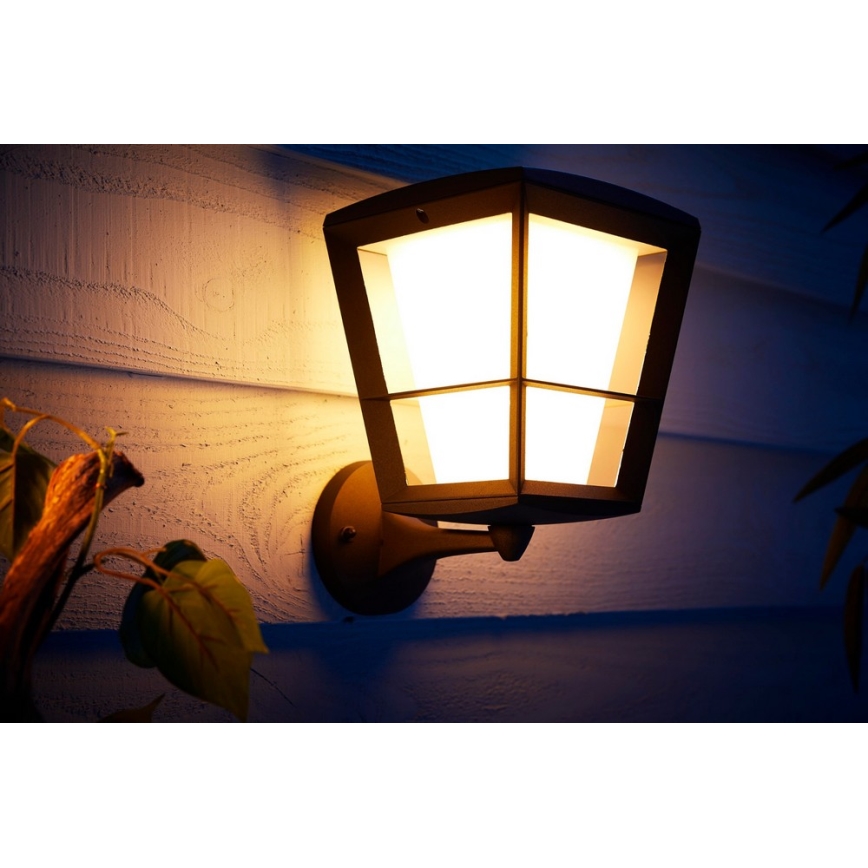 Philips 17439/30/P7 - LED RGB Kinkiet zewnętrzny HUE ECONIC LED/15W/230V IP44