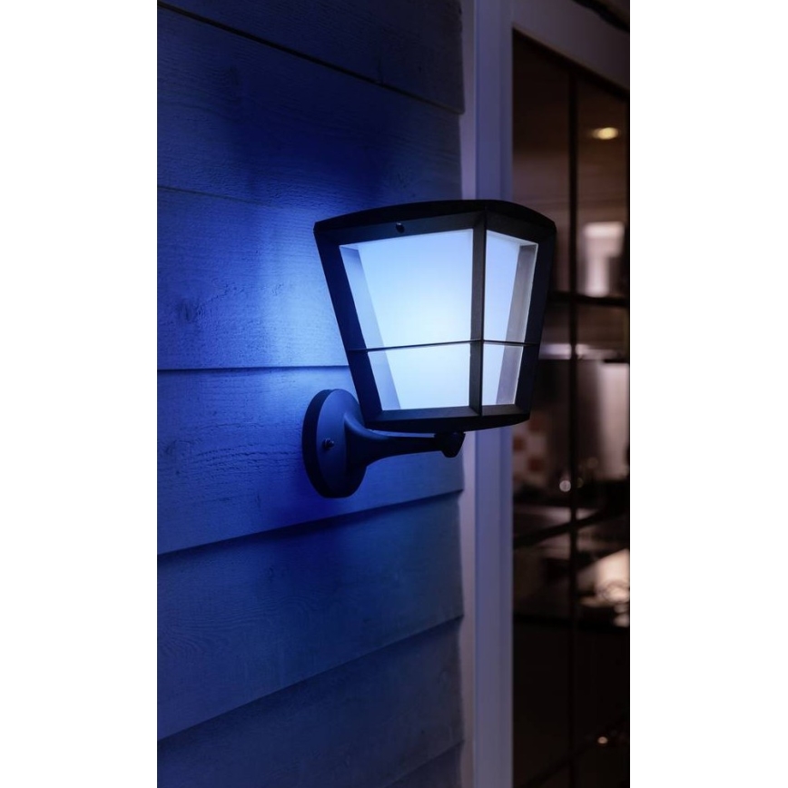 Philips 17439/30/P7 - LED RGB Kinkiet zewnętrzny HUE ECONIC LED/15W/230V IP44