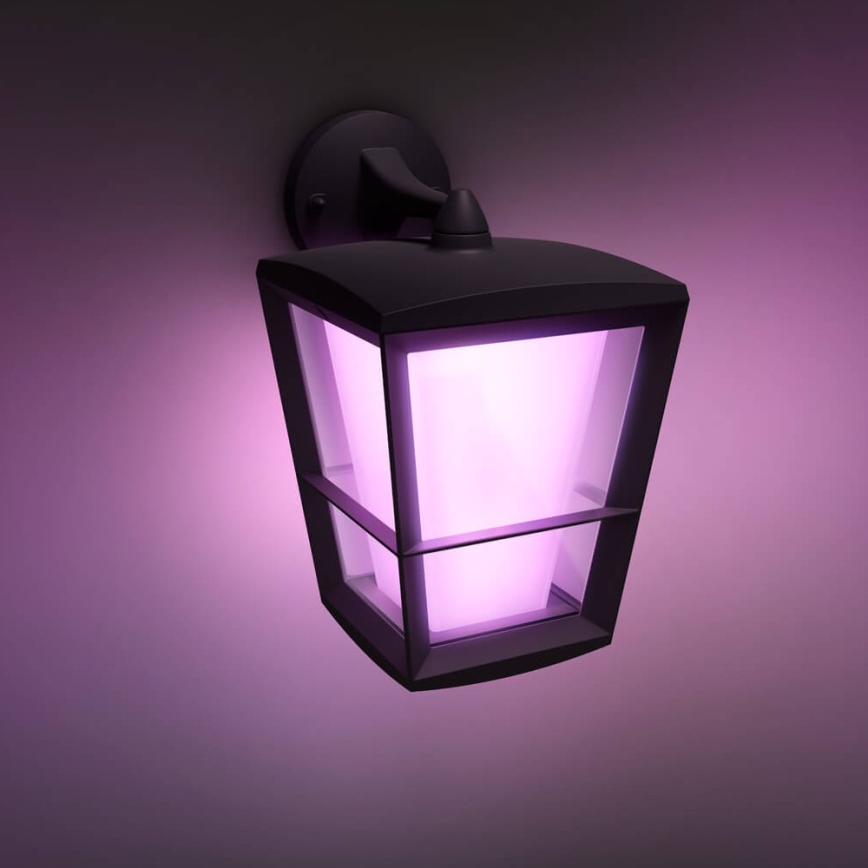Philips 17440/30/P7 - LED RGB Kinkiet zewnętrzny HUE ECONIC LED/15W/230V IP44