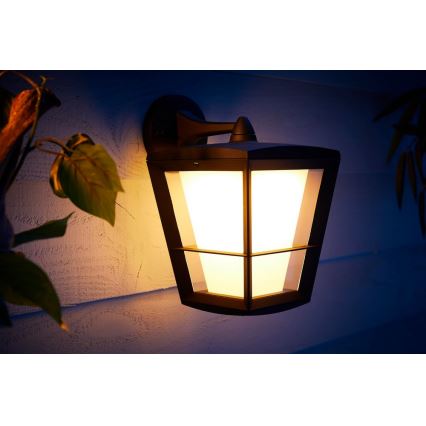 Philips 17440/30/P7 - LED RGB Kinkiet zewnętrzny HUE ECONIC LED/15W/230V IP44