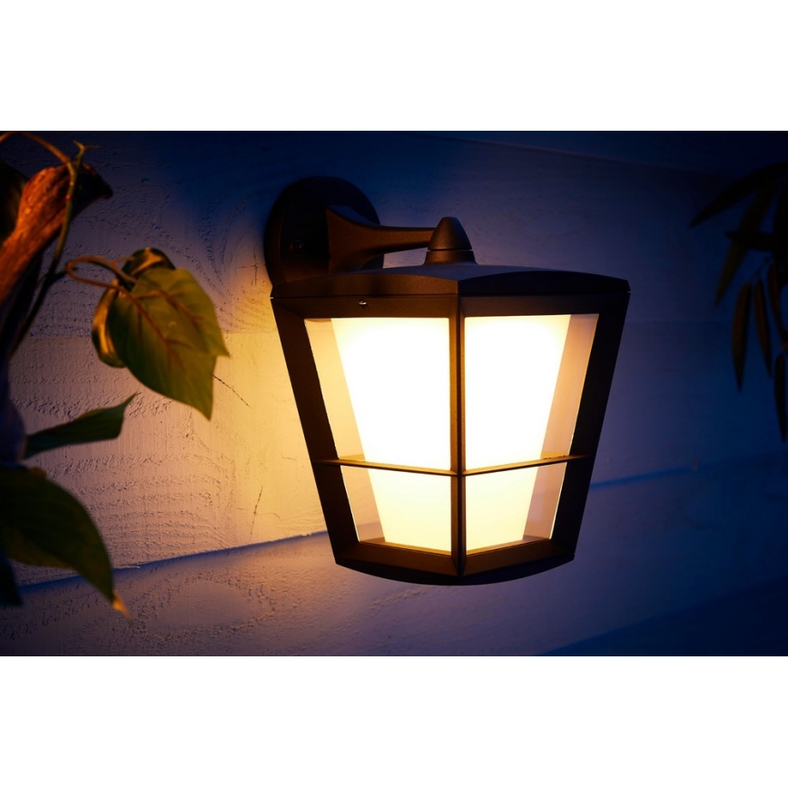 Philips 17440/30/P7 - LED RGB Kinkiet zewnętrzny HUE ECONIC LED/15W/230V IP44