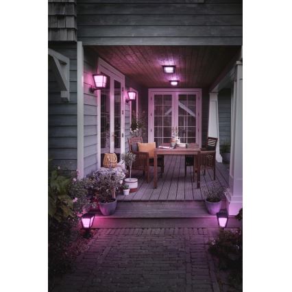 Philips - LED RGBW Ściemnialna lampa zewnętrzna Hue ECONIC LED/15W/230V IP44