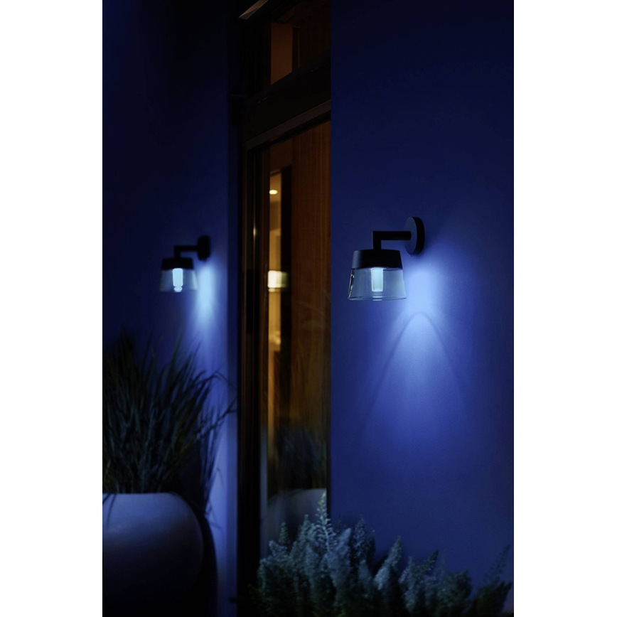Philips - LED RGBW Ściemnialny kinkiet zewnętrzny Hue ATTRACT LED/8W/230V 2000-6500K IP44