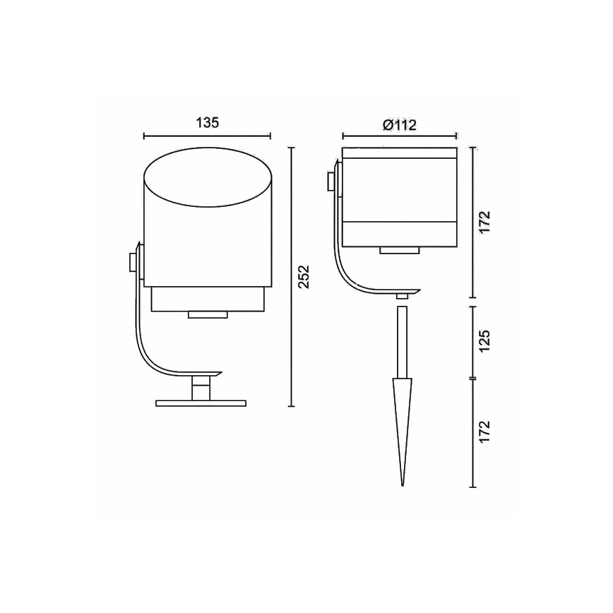 Philips - LED RGB Lampa zewnętrzna Hue LILY LED/15W/230V IP65