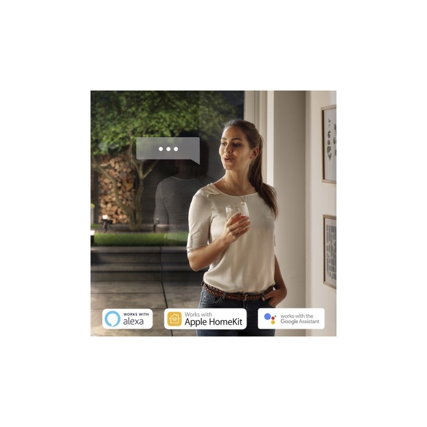 Philips - LED RGBW Ściemnialny kinkiet zewnętrzny Hue RESONATE 2xLED/8W/230V 2000-6500K IP44