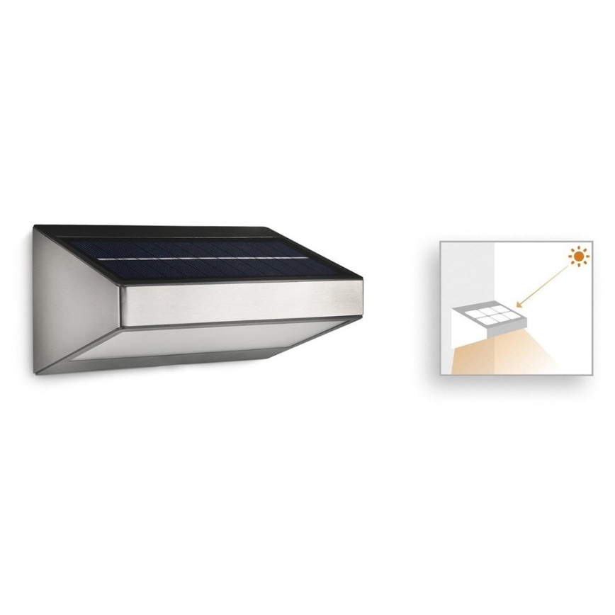 Philips 17810/47/16 - Lampa solarna LED MYGARDEN GREENHOUSE 1xLED/1,5W/230V