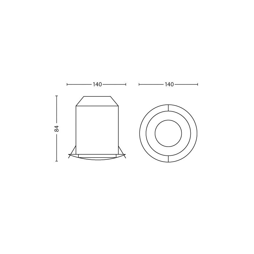 Philips 31155/31/PH - Ściemnialna oprawa sufitowa HUE PHOENIX 1xLED/5W/230V