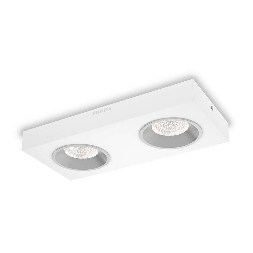 Philips Massive 31212/31/16 - LED bodové svítidlo QUINE 2xLED/4,5W/230V