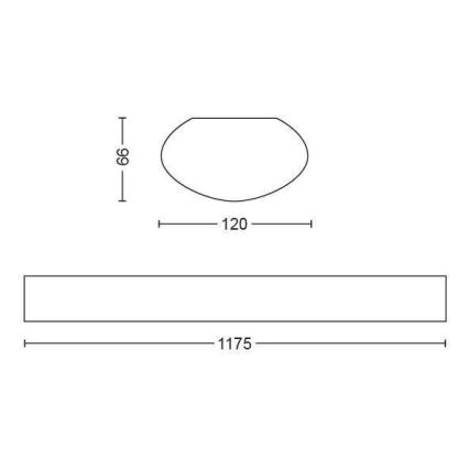 Philips 31247/31/P0 - LED Techniczna oprawa świetlówkowa AQUALINE LED/50W/230V IP65