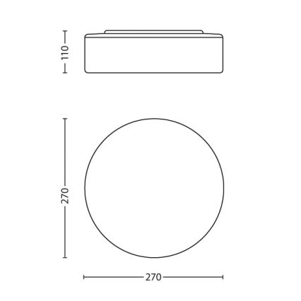 Philips - Oświetlenie łazienkowe 1xE27/20W/230V