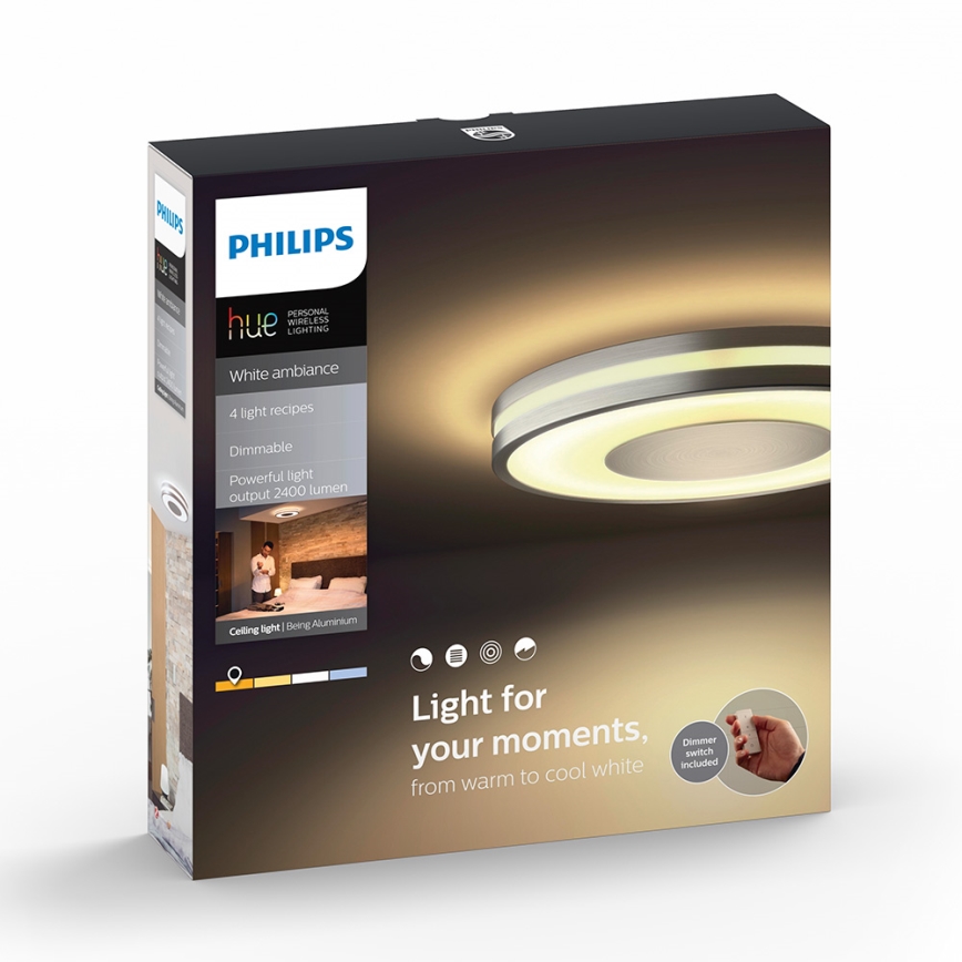 Philips 32610/48/P7 - LED Lampa sufitowa BEING HUE LED/32W/230V