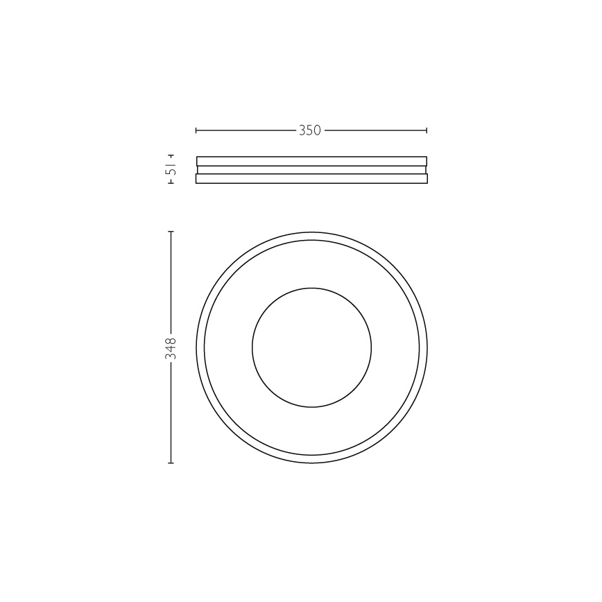 Philips 32610/48/P7 - LED Lampa sufitowa BEING HUE LED/32W/230V