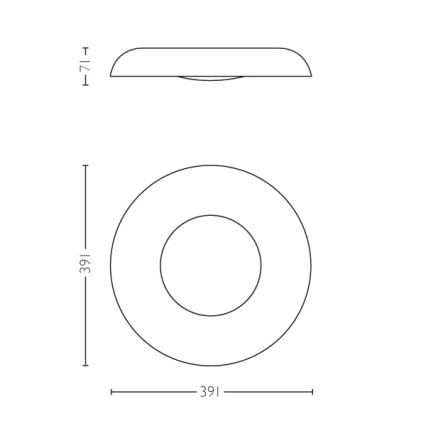 Philips Hue STILL - LED Plafon ściemnialny LED/32W/230V