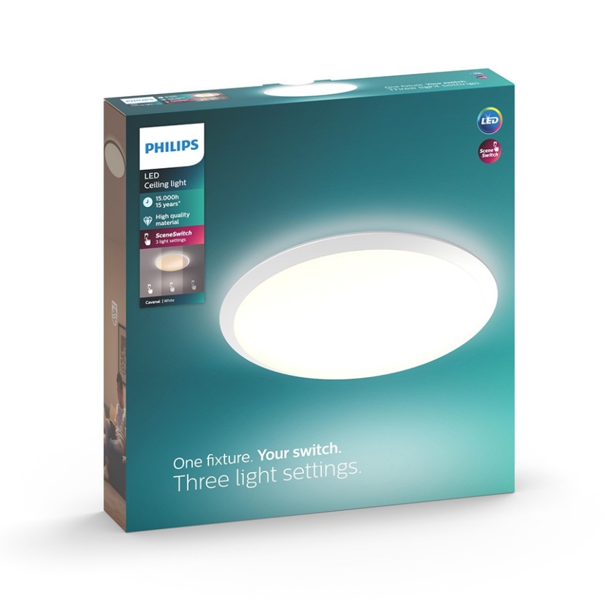 Philips 32809/31/P3 - LED Plafon ściemnialny CANAVAL LED/18W/230V