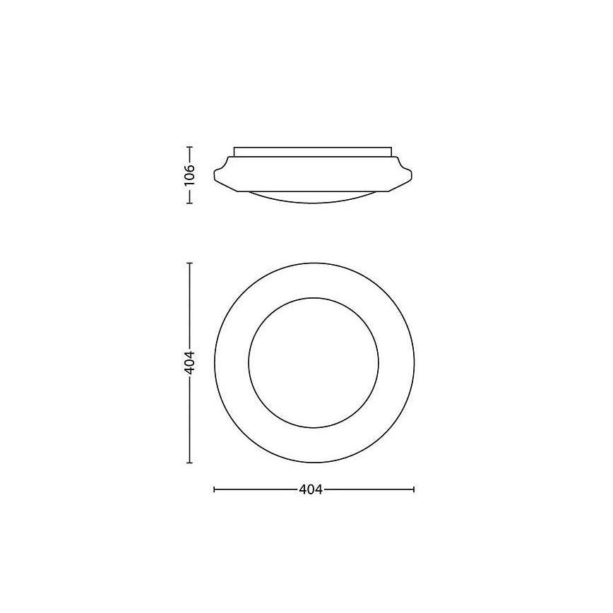 Philips 33365/31/16 - Lampa sufitowa MYLIVING CINNABAR 1xLED/22W/230V