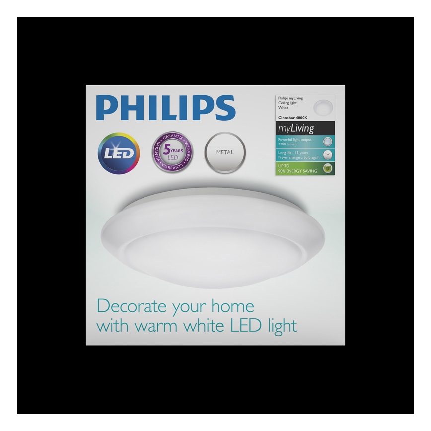 Philips - LED Plafon LED/22W/230V 4000K