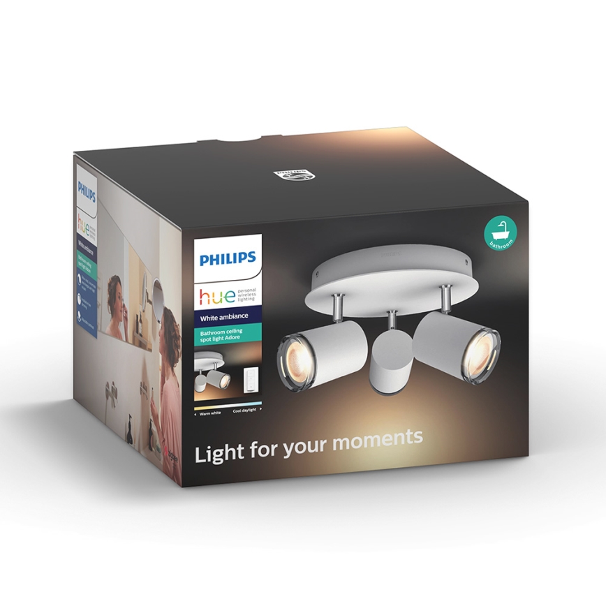 Philips 34362/31/P7 - LED Łazienkowy kinkiet HUE ADORE LED/3x5,5W/230V