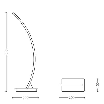 Philips - LED Lampa stołowa LED/9,5W/230V