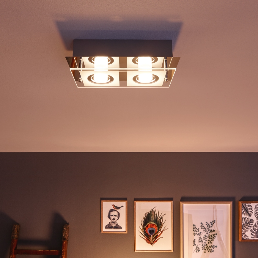 Philips 39518/11/P1 - LED Oprawa na sufit i ścianę MYLIVING POLYGON 2xLED/4,3W/230V