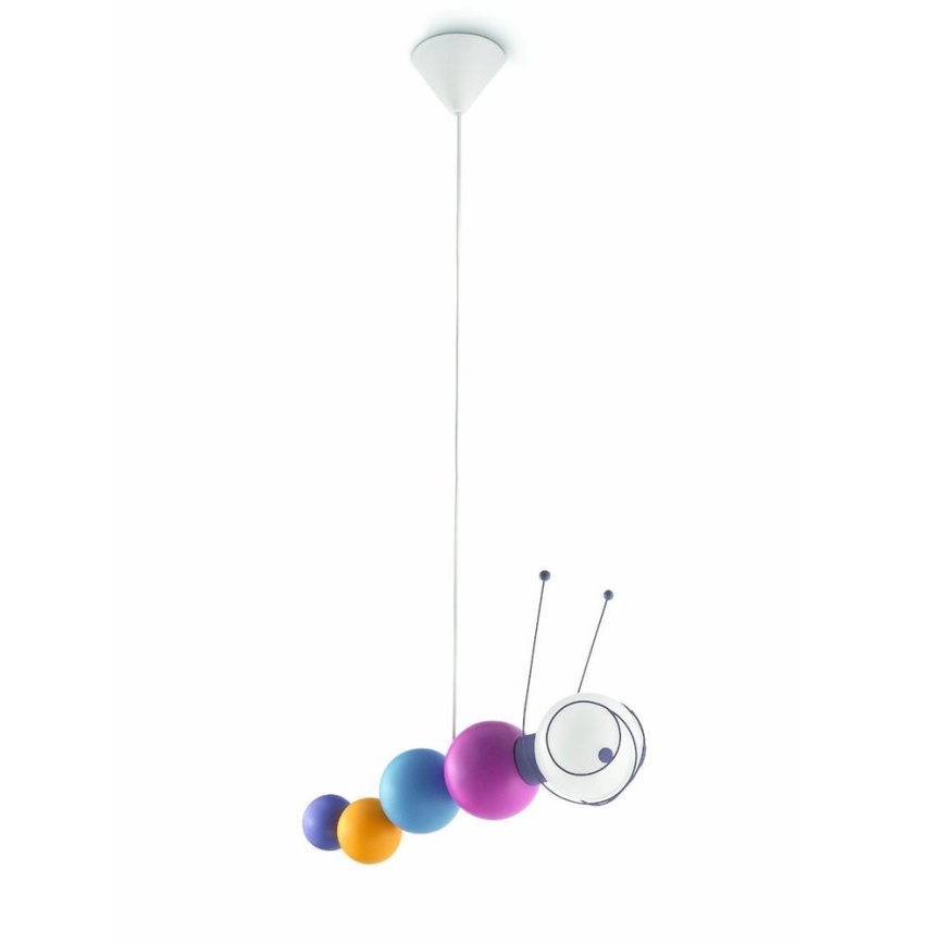 Philips 40093/55/16 - Lampa wisząca dziecięca MYKIDSROOM RUBY 1xE27/20W/230V