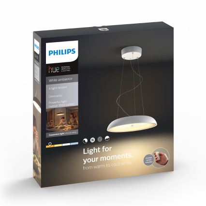 Philips 40233/31/P7 - LED Lampa wisząca AMAZE HUE LED/39W/230V