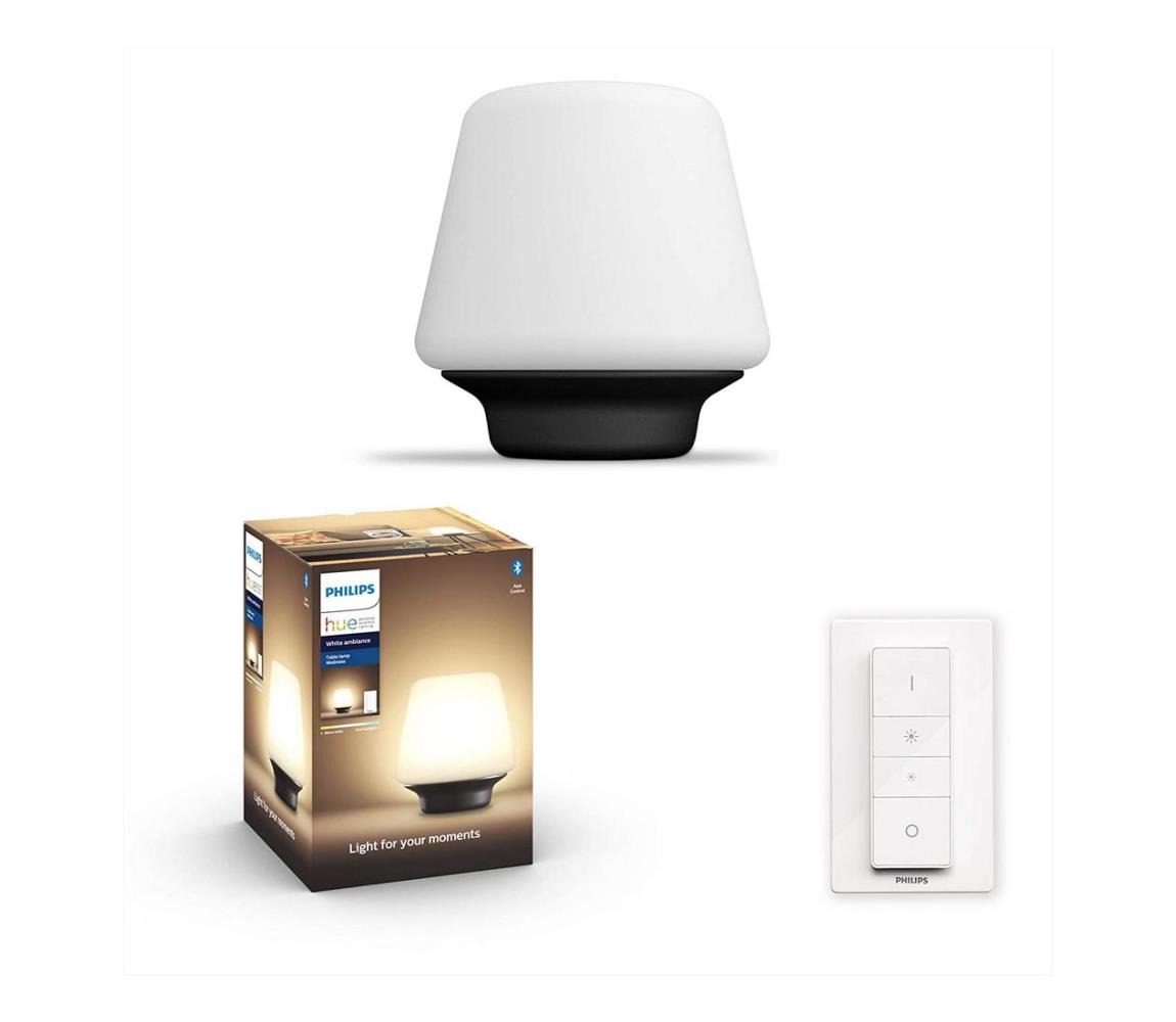 Philips 40801/30/P6 - LED Lampa ściemnialna Hue WELLNESS 1xE27/8,5W/230V + ZS