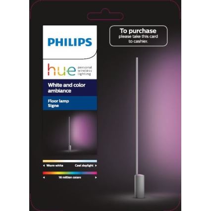 Philips 40802/48/P7 - LED Lampa podłogowa HUE SIGNE LED/32W/230V