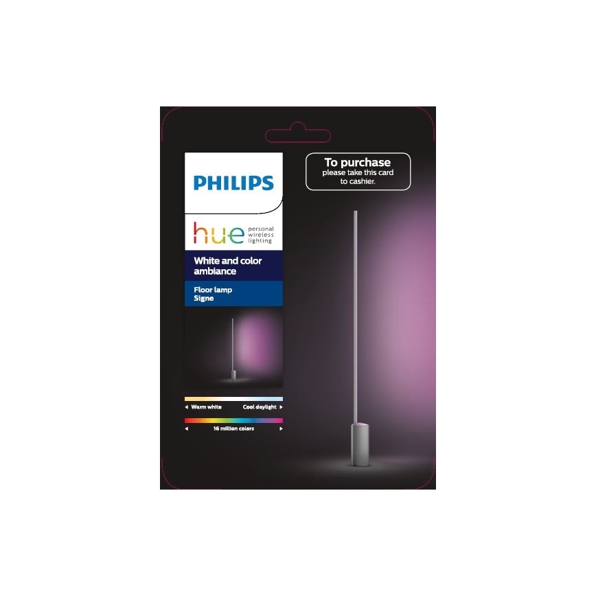 Philips 40802/48/P7 - LED Lampa podłogowa HUE SIGNE LED/32W/230V