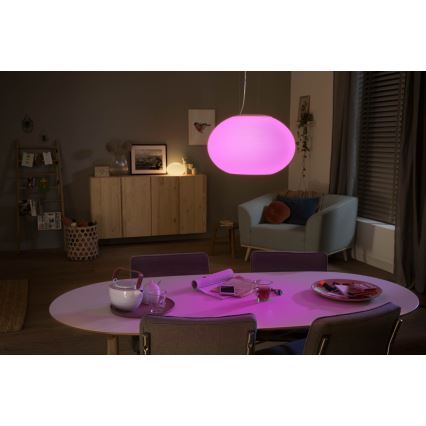 Philips - LED RGBW Ściemnialny żyrandol na lince Hue FLOURISH LED/39W/230V