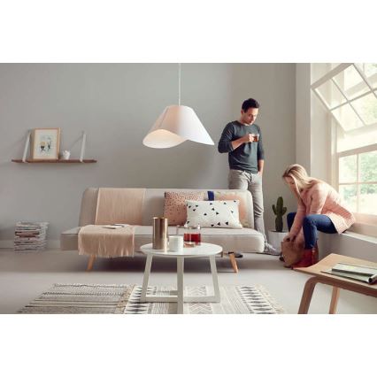 Philips 40950/31/PN - Żyrandol MYLIVING ECRU E27/60W/230V