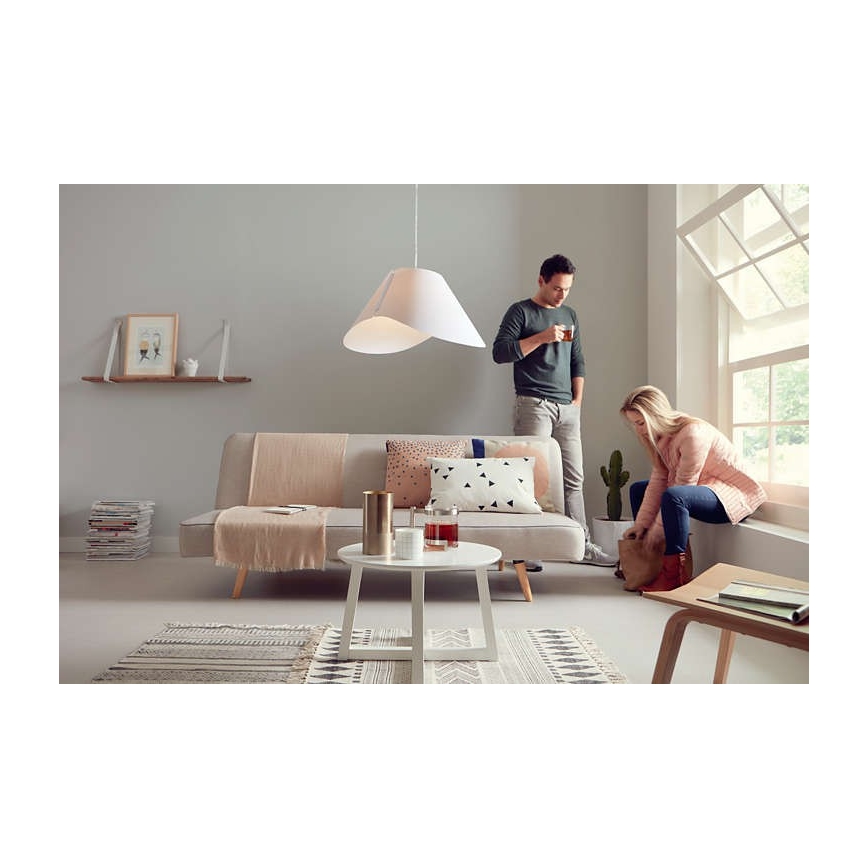 Philips 40950/31/PN - Żyrandol MYLIVING ECRU E27/60W/230V