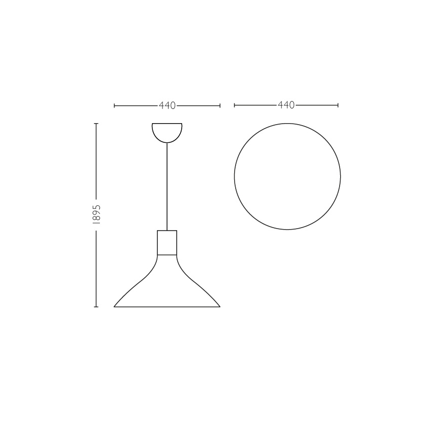 Philips 40954/31/PN - Żyrandol MYLIVING TUNNEL E27/60W/230V